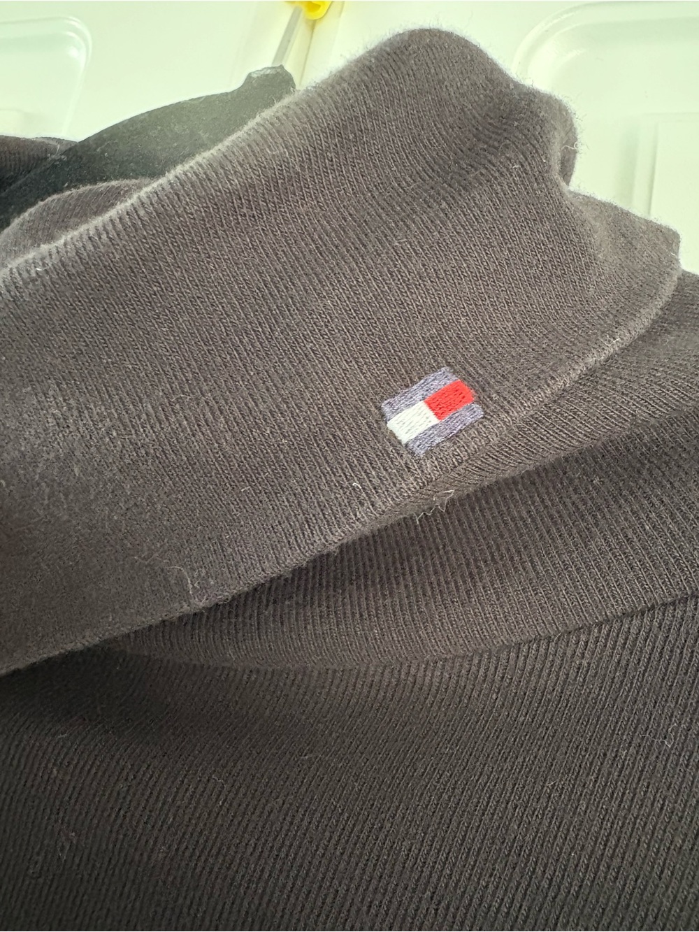 Tommy Hilfiger Cotton Turtleneck in Blacl Sz M - Picture 4 of 8
